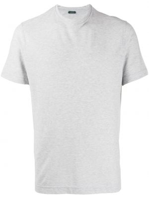 Camiseta de tela jersey Zanone gris