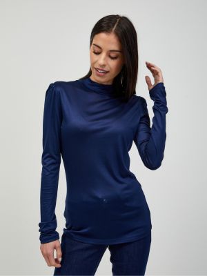 Marškinėliai ilgomis rankovėmis Orsay mėlyna