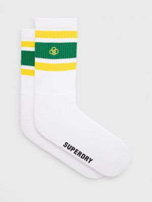 Čarape Superdry bijela