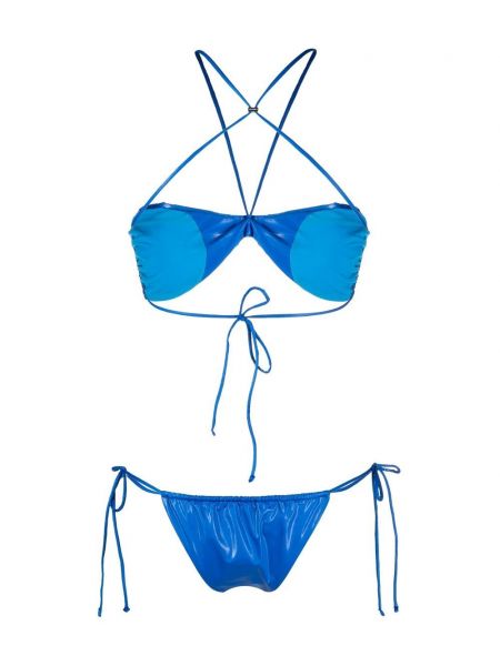 Bikini The Attico blau