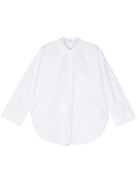 Βαμβακερό πουκάμισο By Malene Birger λευκό