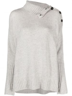 Džemper od kašmira Zadig&voltaire siva