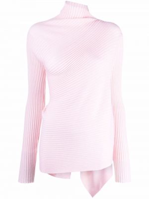 Jersey de lana merino de tela jersey Marques'almeida rosa