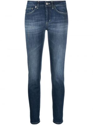 Jeans skinny taille basse Dondup bleu