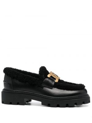 Loafers chunky Tod's μαύρο