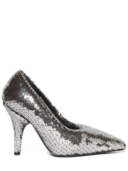 Pumps med paljetter Balenciaga silver