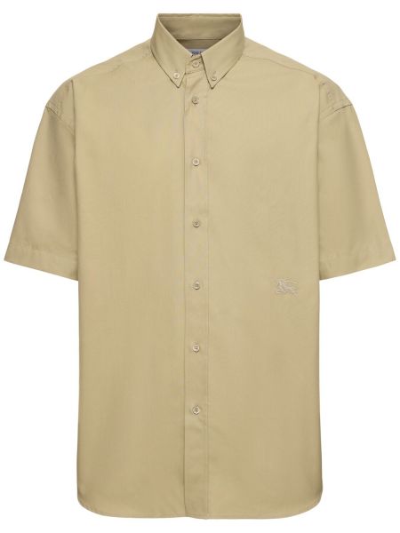 Βαμβακερό πουκάμισο με κοντό μανίκι Burberry