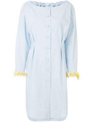 Košilové šaty Delpozo - Modrá