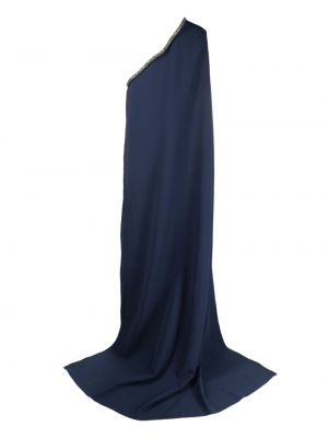 Sukienka długa z kryształkami Safiyaa niebieska