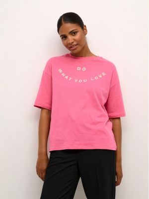 T-shirt Kaffe rosa