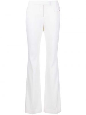 Vlněné kalhoty Tom Ford bílé
