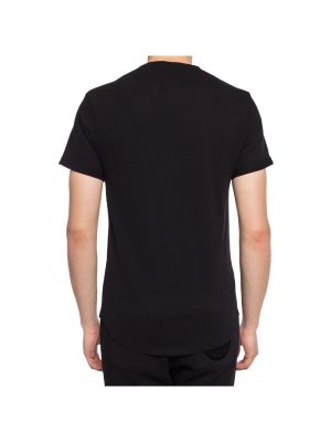 Camiseta de algodón Balmain negro