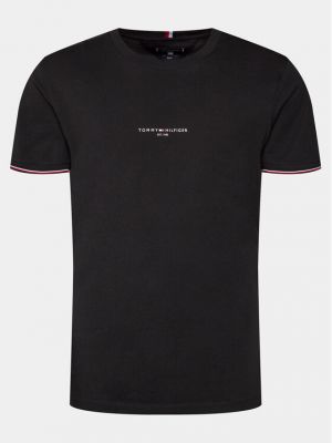 Marškinėliai Tommy Hilfiger juoda