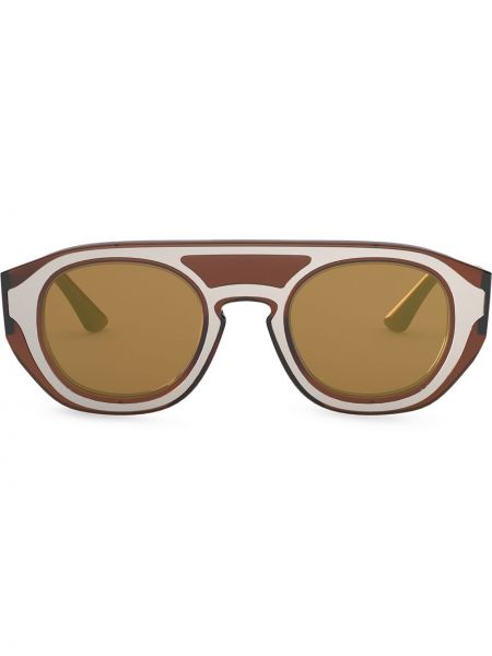 Слънчеви очила Giorgio Armani кафяво