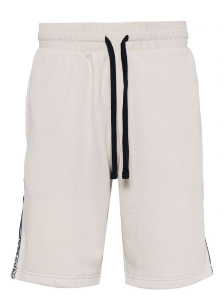 Shorts en coton à imprimé Emporio Armani