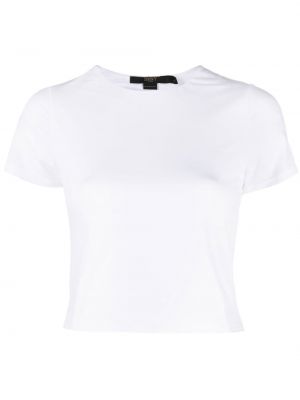 Тениска с кръгло деколте Seventy бяло