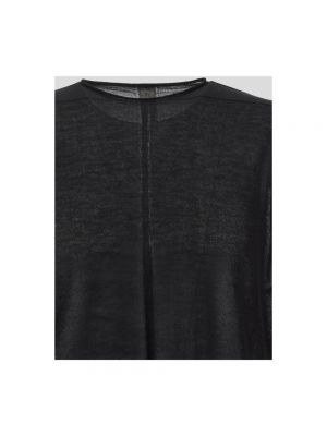 Camiseta de manga larga de algodón Rick Owens negro