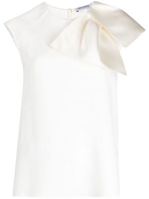 Копринена блуза с панделка Dice Kayek бяло