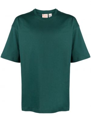 Bavlněné tričko s kulatým výstřihem Champion zelené