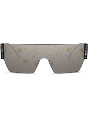 Csillag mintás napszemüveg nyomtatás Dolce & Gabbana Eyewear fekete