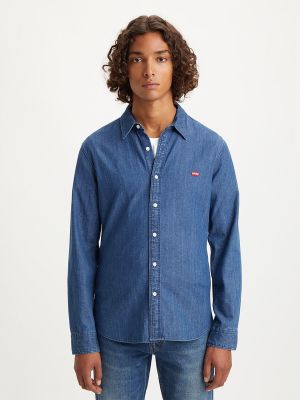 Camisa vaquera manga larga Levi's azul