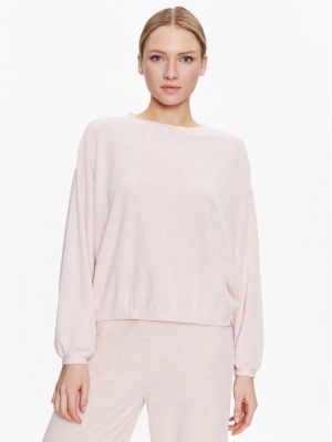 Laza szabású pulóver American Vintage rózsaszín