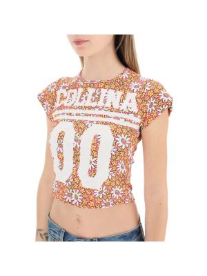 Camiseta de flores con estampado Collina Strada