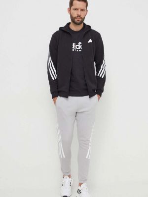Hoodie s kapuljačom Adidas crna