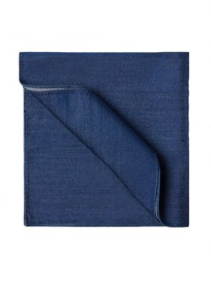 Krawatte aus baumwoll mit taschen Brunello Cucinelli blau