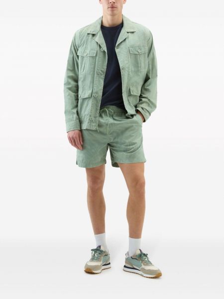 Troopilise mustriga mustriline lühikesed püksid Woolrich roheline