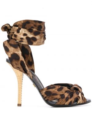 Sandalias con estampado leopardo Dolce & Gabbana