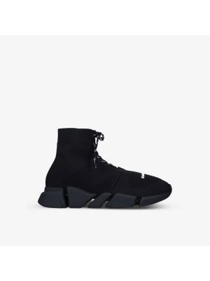Кроссовки на шнуровке Balenciaga Speed черные