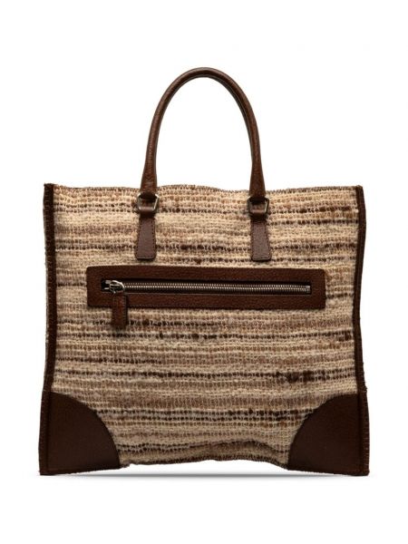 Tweed shopper handtasche Prada Pre-owned