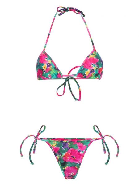 Bikini à motifs abstraits Reina Olga rose