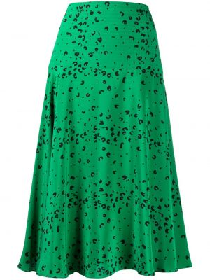 Falda con estampado abstracto Kenzo verde