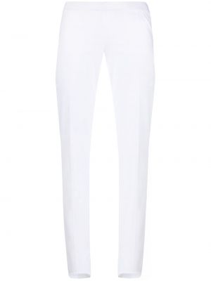 Pantalones con bordado Twinset blanco