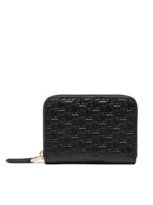Peňaženka na zips Lauren Ralph Lauren čierna