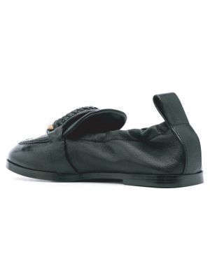 Loafers de cuero See By Chloé negro