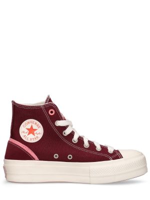 Stjernemønster sneakers Converse Chuck Taylor All Star bourgogne