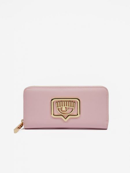 Geldbörse mit schnalle Chiara Ferragni Collection pink