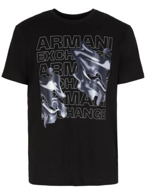 Μπλούζα με σχέδιο με αφηρημένο print Armani Exchange