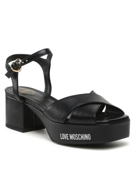 Sandale Love Moschino crna