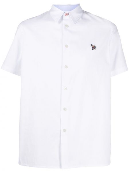 Camisa con bordado Ps Paul Smith blanco