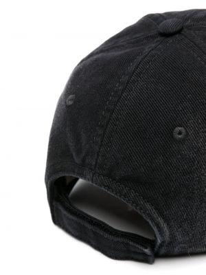 Siuvinėtas kepurė su snapeliu Marni juoda