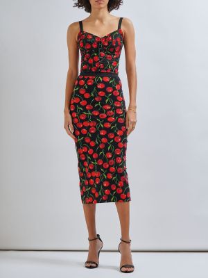 Midi sukně s potiskem jersey Dolce & Gabbana