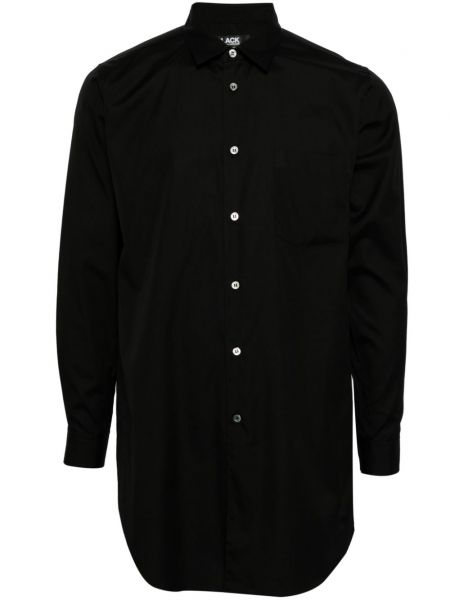 Klasikiniai medvilninė marškiniai Black Comme Des Garçons juoda