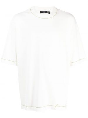 T-shirt en coton à imprimé Five Cm blanc