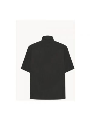 Camisa de algodón The Row negro