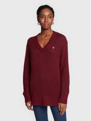 Pull Tommy Hilfiger bordeaux