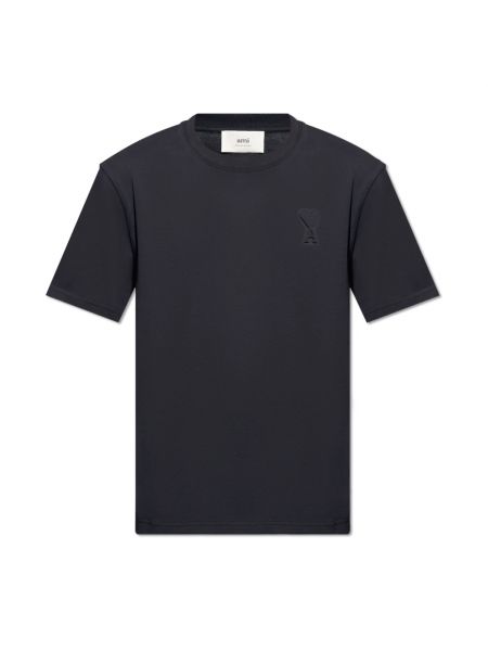 T-shirt en coton Ami Paris noir